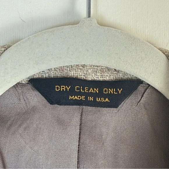Robert Stock Vintage Classic Tweed Men's Sport Coat size 42R 100% Pure WOOL